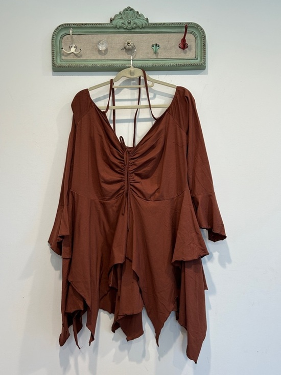 Current Mood Dresses & Skirts - Current Mood Dolls Kill f is for fairy brown Gothic plus 3X mini dress new